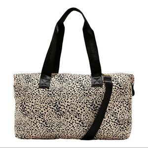 Mail + Lili Signature Weekender Bag in Leopard Print